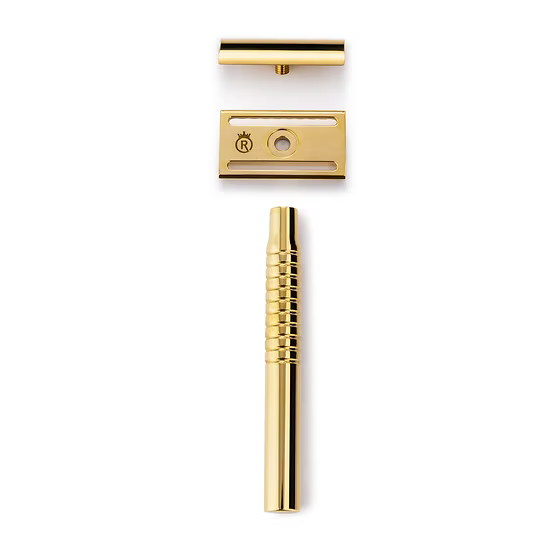 Jupiter Brass Safety Razor Shaving Set – Razor, Blades & Cream