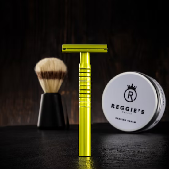 Jupiter Aluminium Safety Razor Shaving Set – Razor, Blades & Cream