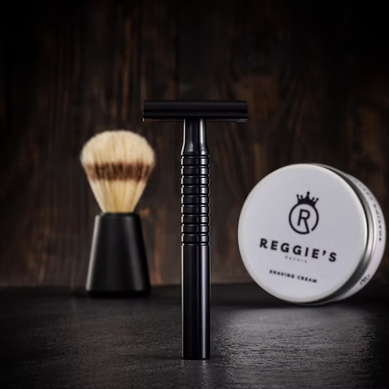 Jupiter Aluminium Safety Razor Shaving Set – Razor, Blades & Cream