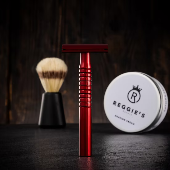 Jupiter Aluminium Safety Razor Shaving Set – Razor, Blades & Cream